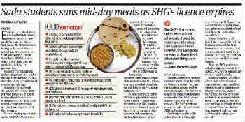 Chief Officer for surprise visits to check quality of mid-day meals in Vasco schools
