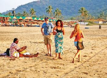Domestic tourists play truant on Canacona coast, warned