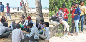 Litterbug tourists have free run at Colva beach on New Year day