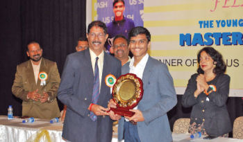 St Joseph Institute felicitates squash champ Yash