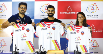 Kohli launches Forca Goa Foundation