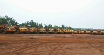 MINING COMES TO A GRINDING HALT