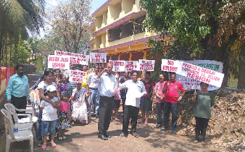 Tilamol villagers cite irregularities by commercial building project, protest