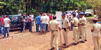 Francis lays stone for devp of open space amid controversy