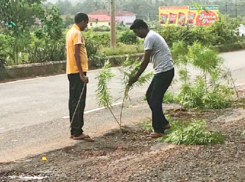 Sinking NH-17 portion at Guirim a death trap