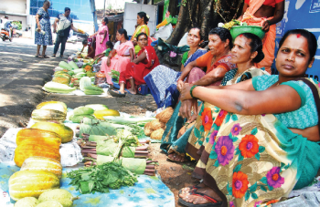 No dedicated place for these farmers to sell their produce