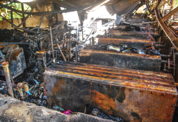 Candle manufacturing unit goes up in flames in Colva