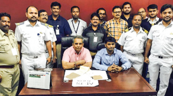Gold worth `26.6L seized from AI plane