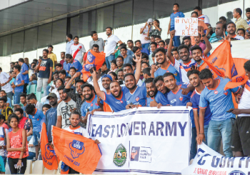 East Lower Army: vociferous cheering squad goes extra mile to support FC Goa