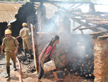 Major fire guts kitchen of Margao orphanage