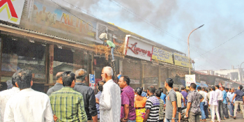 FIRE TRIGGERS PANIC IN MARGAO MARKET