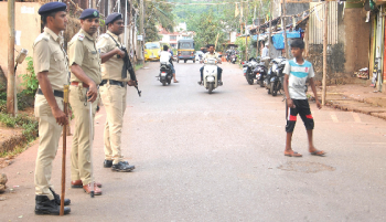 Margao turns into a ‘fortress’ as 1K-plus police force takes guard
