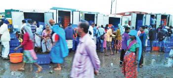 Here come M’rashtra trucks with tons of fish; K’taka vehicles coming too