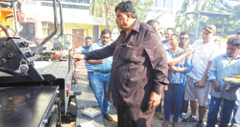 Colva roads set for facelift, hot-mixing works launched