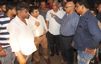 Scrapyard catches fire at Gandhi market in Margao