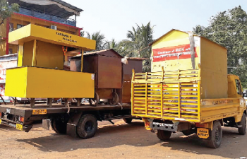 Calangute p’yat means business, acts on roadside illegalities