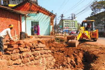 Portion of Fatorda house razed for four-laning