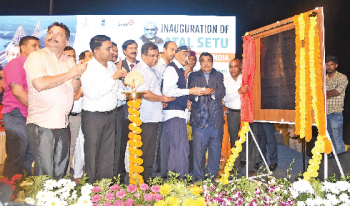 Mandovi bridge opened, christened Atal Setu