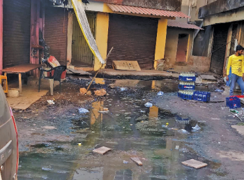 Overflowing sewage angers locals, shopkeepers in Quepem town