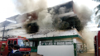 Pharma firm gutted in fire at Tivim