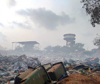 Thick smoke from Taleigao garbage dump poses health risk to residents