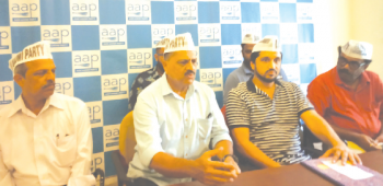 Kandolkar is a BJP mole in Congress: AAP bypoll candidate