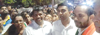 BJP adds josh to Mapusa campaign with road show in rival’s backyard