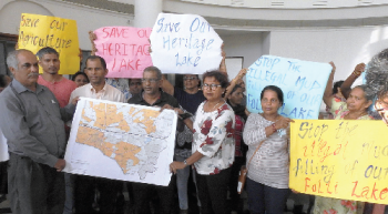 Agitated Guirdolim, Chandor locals want debris cleared from Folli lake