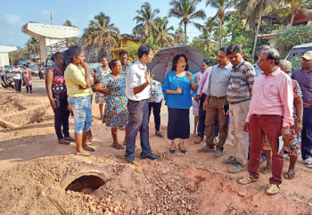 Cortalim locals to agitate on Jun 3, say DBL failed to take up drainage works before rains