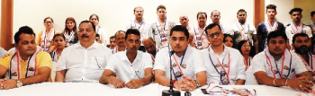 GFP braces up to FIGHT cong IN CUNCOLIM