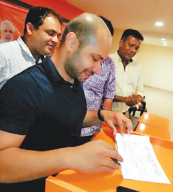 Mapusa MLA, civic body chief launch BJP membership drive