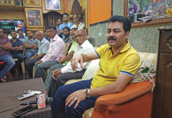 Tivim BJP workers say they will stand by Kiran Kandolkar for next poll