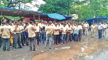 150 Goa Minerals’ retrenched employees protest in Vasco