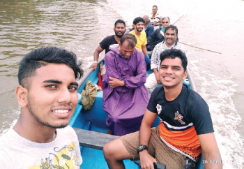 Fishermen avail services of geology students for mapping of fishing areas in river Sal