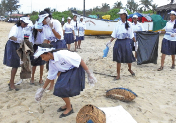 Indian Coast Guard begins beach cleanliness drive