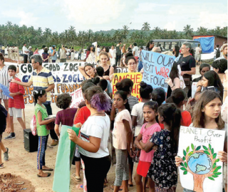 Greens, others hold protest along Guirim highway