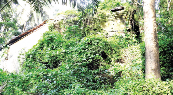 Dr Gomes’ ancestral house remains in shambles