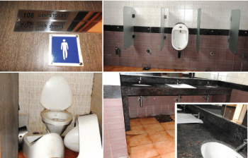 Swachhata goes down the drain in toilet No. 108 on first floor of South Goa collectorate building