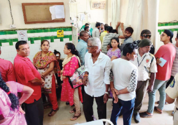 12 injured in mishap involving two buses
