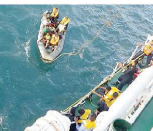 9 fishermen rescued by Coast Guard