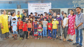 Cancer affected children on three-day Goa tour