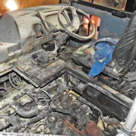 Anxious moments for passengers as KTC bus cabin catches fire