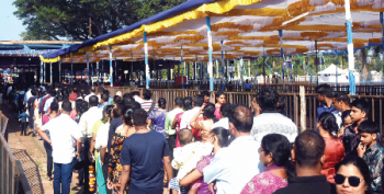 Thousands throng Old Goa