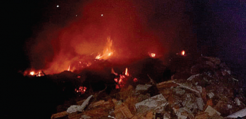 Fire at waste dump near Margao KTC bus stand gives residents anxious moments