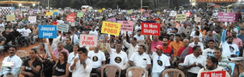 Niz Goemkars throng POGO rally at Benaulim in show of solidarity