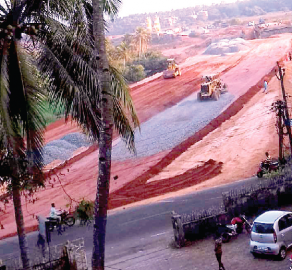 Villagers demanding bypass on stilts oppose tarring of road