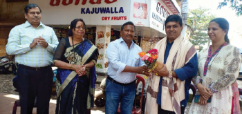 Apna Bazaar Society felicitates Mormugao councillor Salkar