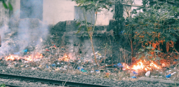 Black spots along railway tracks at Khareband-Pedda set afire