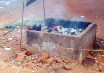 Areal villagers irked over burning of plastic waste