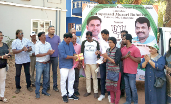 Lobo vows stray dogs’ free mission in Calangute
